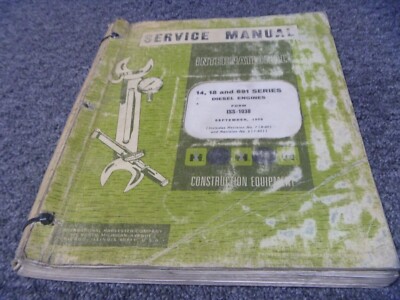 International 14 18 691 Series Diesel Engine Service Repair Manual ISS-1038