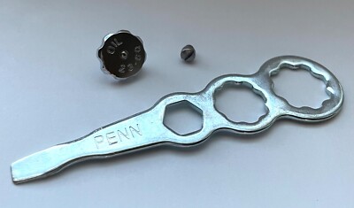 PENN Kit Peerless Monofil 9 9M 23-60 Handle Nut 110-60 Lock Screw 168-115 Wrench