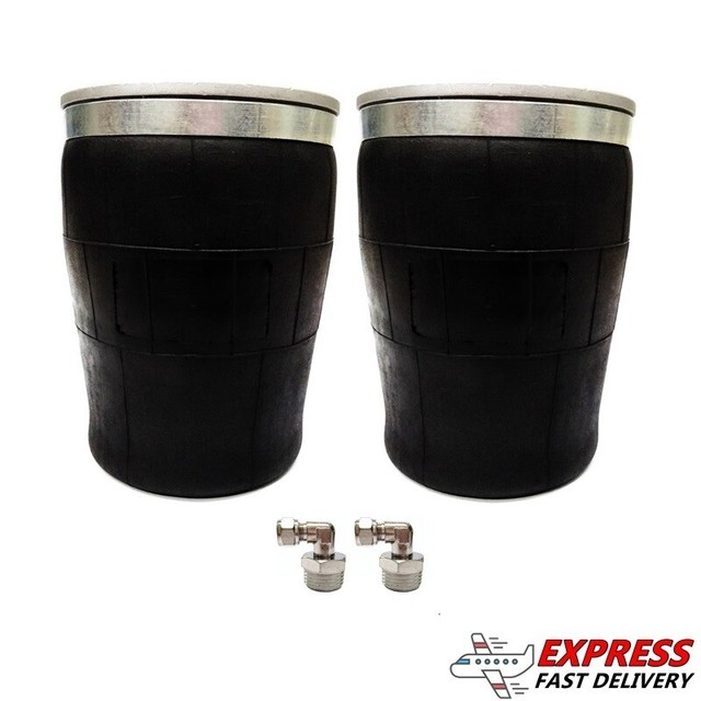 2 Universal 1/2" Tapered Sleeve Air Bags/Spring/Ride Suspension Heavy W
