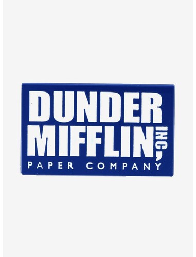 The Office Dunder Mifflin Inc. Paper Company Enamel Pin, NEW With Tags - Picture 2 of 2