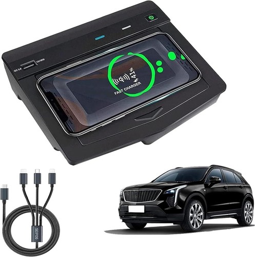Caricatore Wireless Auto 15W Per Ford Mustang 2015-2021 - Pannello Ricarica Rapida, Compatibile IPhone E Samsung