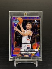 2024-25 Bowman Chrome - Alex Karaban #100 Purple Lava Refractor (RC) UConn