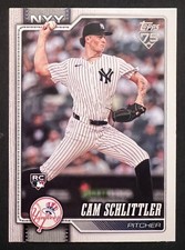 2026 Topps Series 1 Cam Schlittler #111 New York Yankees Rookie 🔥