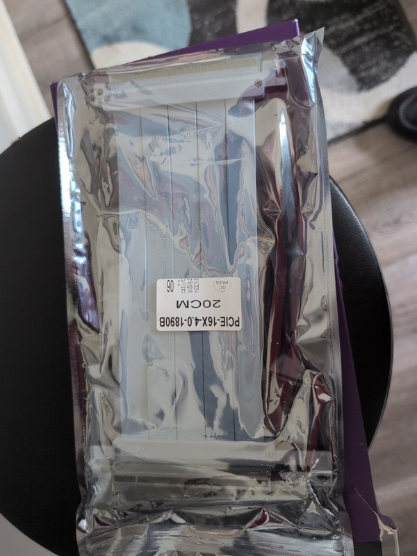 AsiaHorse PCIE 4.0 16x High Speed Flexible Extender Riser Cable Card Extension