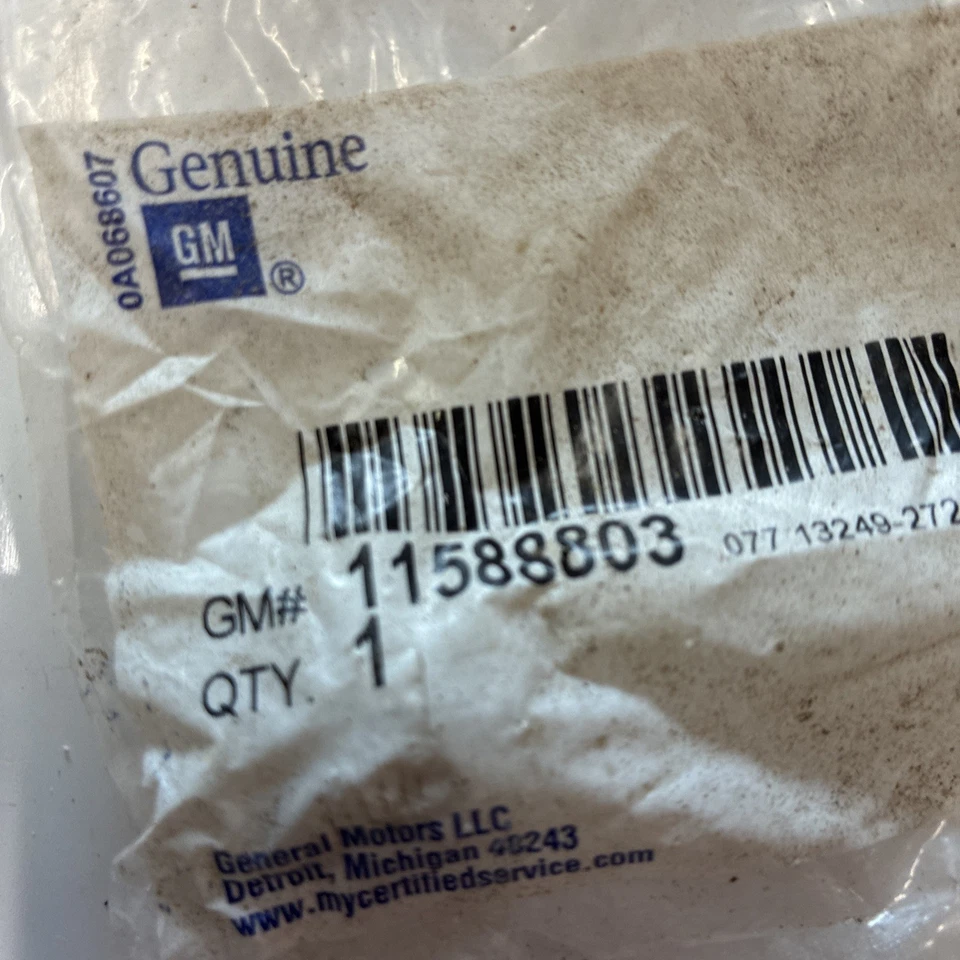 Tuerca de tubo delantera de freno trasero genuina GM 11588803 herrajes de montaje de línea OE Foto 2 de 4