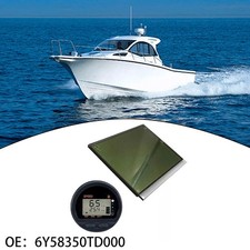 Marine Grade Digital TACH Gauge Speedometer with Fuel Temperature Measurement