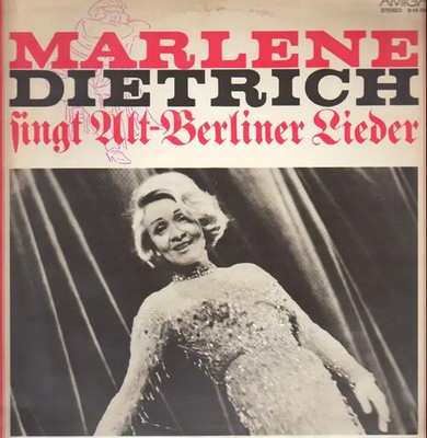 Marlene Dietrich Marlene Dietrich Singt Alt-Berliner Lieder Amiga Vinyl LP
