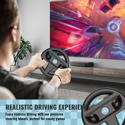 Portable Ergonomic Steering Wheel Attachments For Racing Game Controller 1 Pair