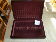 VTG ONEIDA LTD ANTI TARNISH SILVERWARE FLATWARE HOLDER STORAGE BOX CHEST CASE