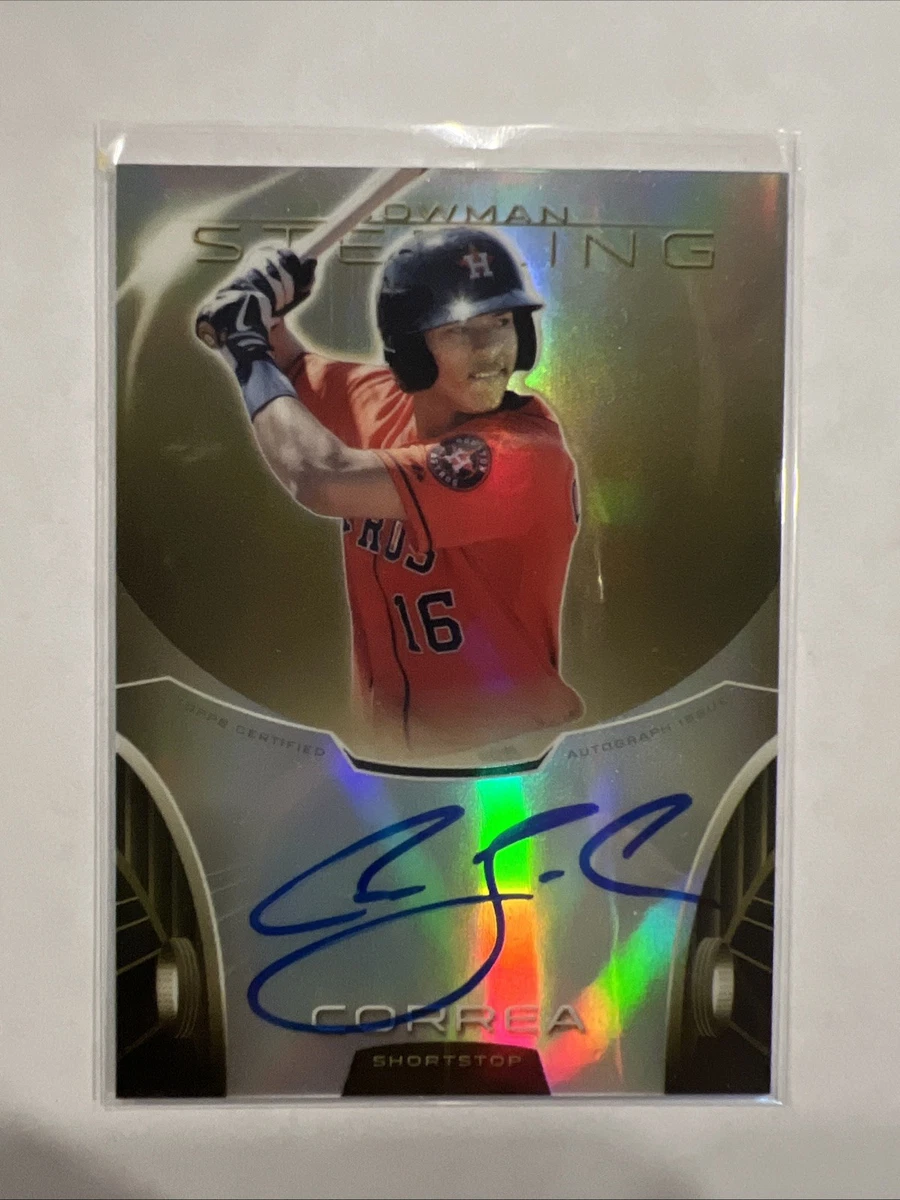 Bowman Carlos Correa Baseball 2013 Season Sports Trading Cards