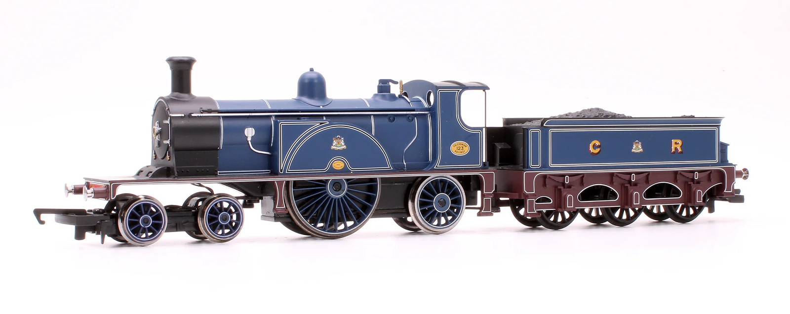 HORNBY 'OO GAUGE' R30234 CALEDONIAN RAILWAY 4-2-2 '123' STEAM LOCOMOTIVE *DCC*