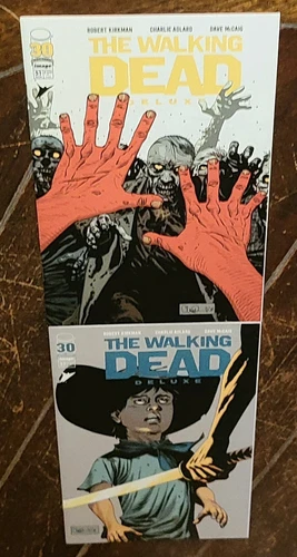 Walking Dead Deluxe #51B & #52B by Robert Kirkman/Charlie Adlard, (2022, Image)