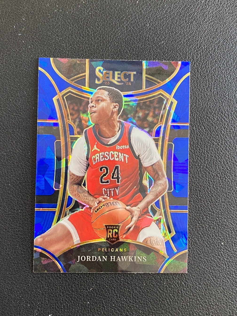 Jordan Hawkins 2023-24 Panini Select Mezzanine Blue Ice #334