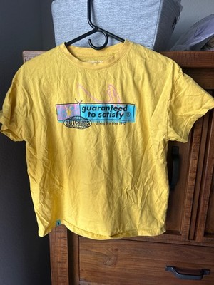 Dutch Bros Yellow Guaranteed To Satisfy T Shirt Men s Medium 