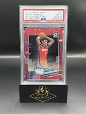 2023-24 Optic Amen Thompson #287 Rookie Fast Break Pink Auto #06/25 SSP Rockets 