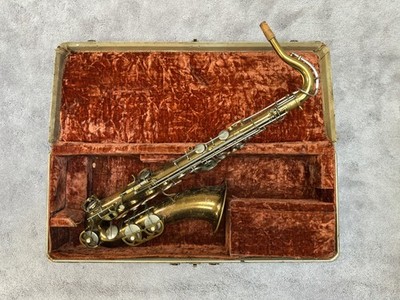 Vintage Evette Schaeffer Tenor Saxophone w/ Original Case, S/N 7917