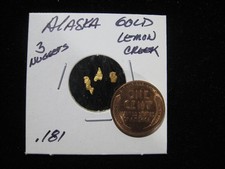 ALASKA GOLD  LEMON CREEK .181 GRAM 5840.92 per troy oz