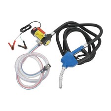 Portable 10 GPM 12V DC Self Priming Electric Diesel Fuel Transfer Pump Kit
