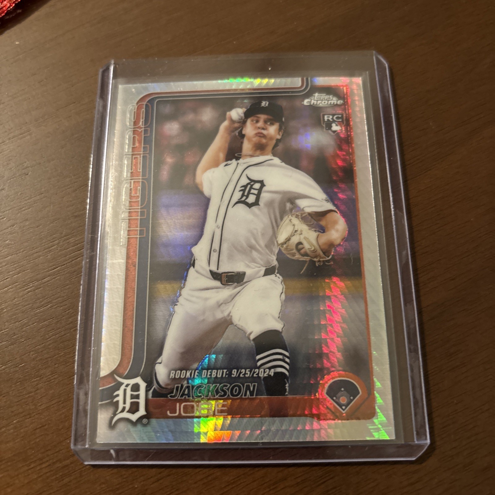 2025 Topps Chrome - Jackson Jobe #249 Prism Refractor (RC)