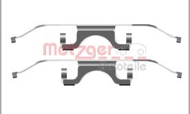 Vorderachse Metzger 109-1702 ZubehöRsatz, Scheibenbremsbelag FüR BMW-image