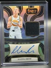 2025 Panini Select WNBA- Autograph Memorabilla  Alanna Smith #AM-AS Silver Prizm