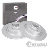 2X A.B.S. 274Mm Bremsscheiben Hinten Passend FüR Renault Grand Laguna Megane SCÉ