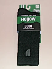 Hollow Performance Alpaca Boot Socks Unisex Size Men's Large 10.5 - 13 Black
