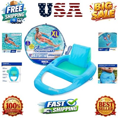 Spring Float XL Recliner Chair for Swimming Pool, Inflatable Pool Floats for ...