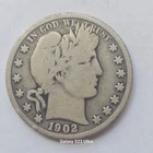 1902-O Barber Half Dollar Average Circ 90% Silver
