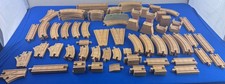 100pc SET TRACTION RAIL THOMAS WOODEN TRACKS : STRAIGHT, CURVED, FOUNDATION etc