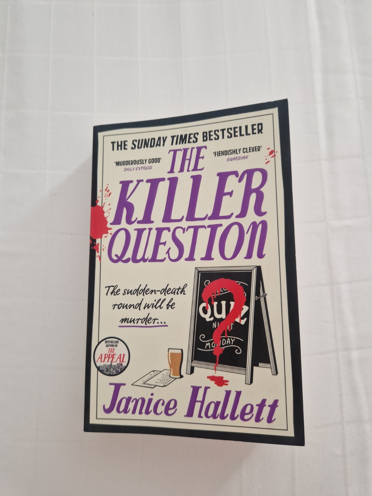 The Killer Question By Janice Hallett Fiction Paperback Book