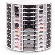 Pad Storage Organizer Rack, 72 Grids for 3" x 3" Ink Pads,72 Grids for Mini Cube