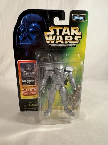 1998 KENNER HASBRO STAT WARS EXPANDED UNIVERSE DARK TROOPER FROM DARK FORCES