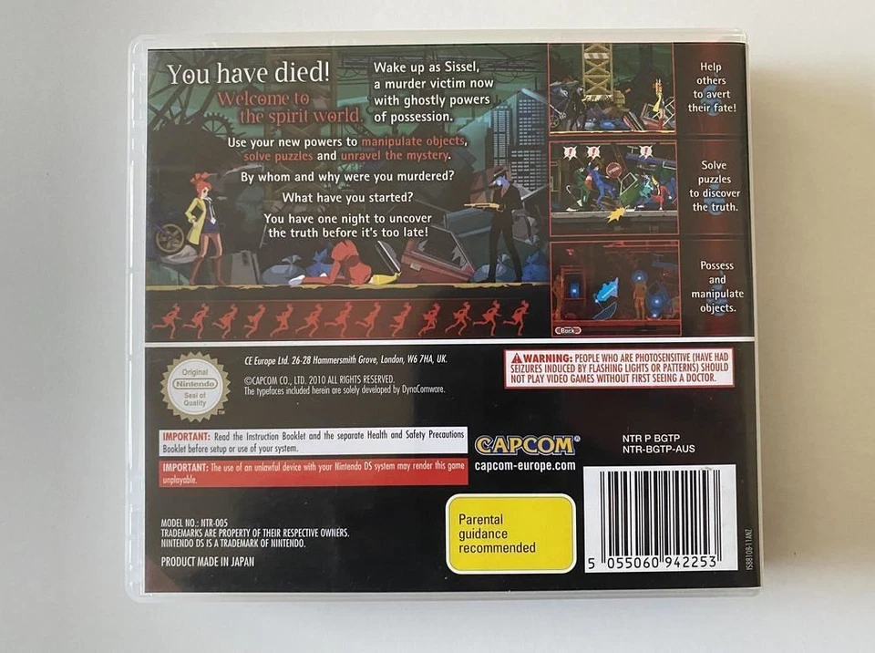 Ghost Trick Phantom Detective DS VGC PAL - Image 2 of 4