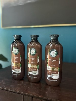 3 Herbal Essences Hydrate Coconut Oil Aloe Camellia Conditioner 13.5 fl Oz New