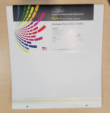 Kolo 12x12 Scrapbook Refill, Style H, Made in the USA by Dalee Book - 20 Sheets