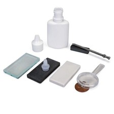 United Scientific Mineral ID Kit - 7 Pieces - Includes Streak Plates, Glass... 