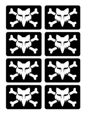 Fox Racing Victory Logo Sticker Pack Fox Racing Victory Logo Sticker Pack