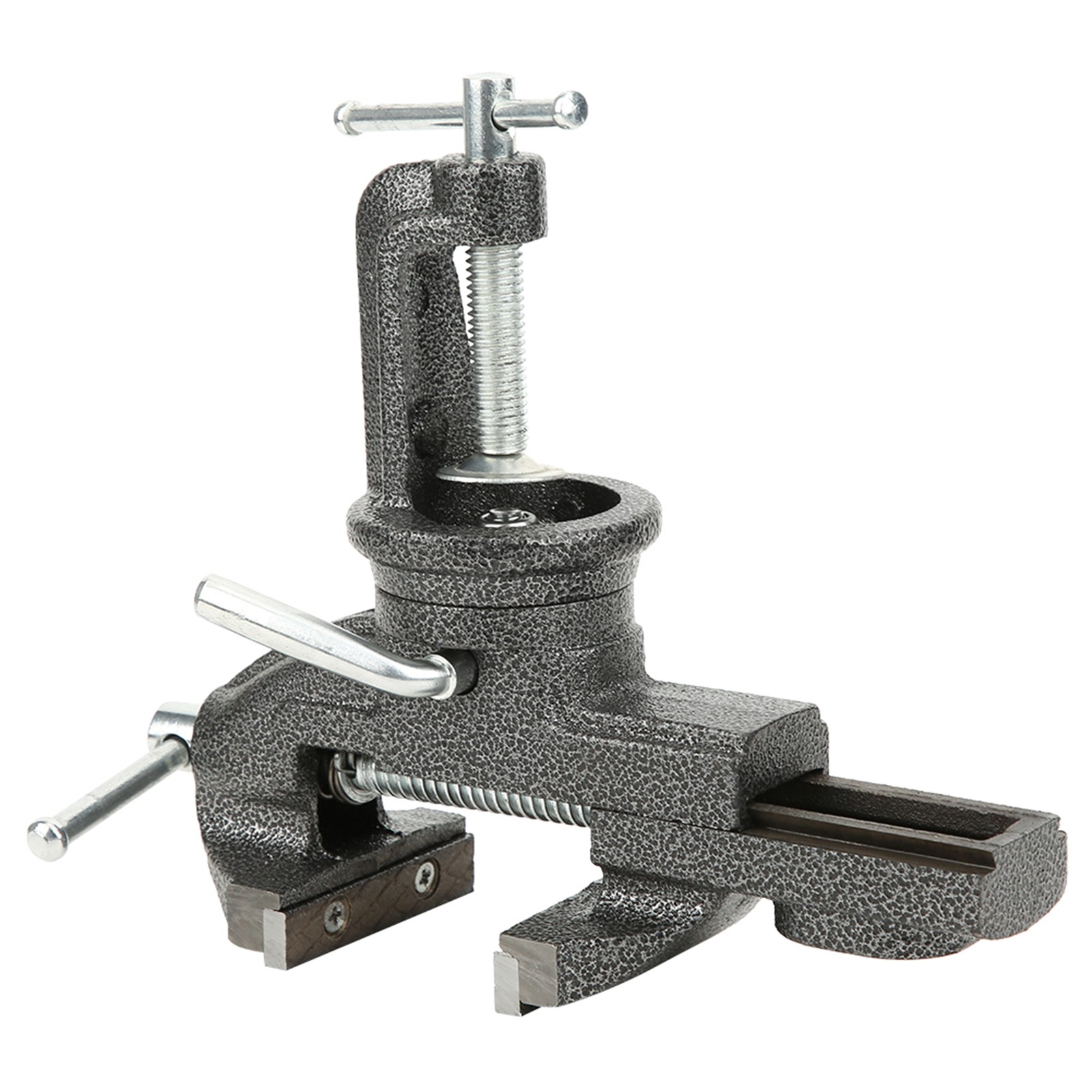 Bench Vise 80mm 360 Degree Work Table Miniature Clamp Cast Iron Workshop