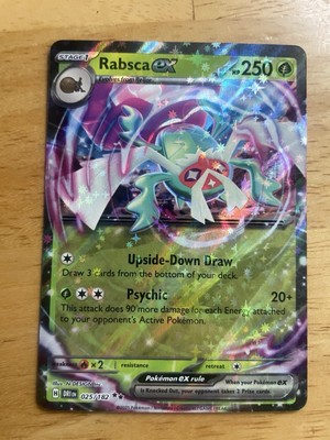 Pokemon Rabsca ex Double Rare Destined Rivals 025/182 ENGLISH IN