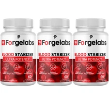 Forgelabs Blood Stabilizer Ultra Potency For Healthy Heart - 3 Bottles