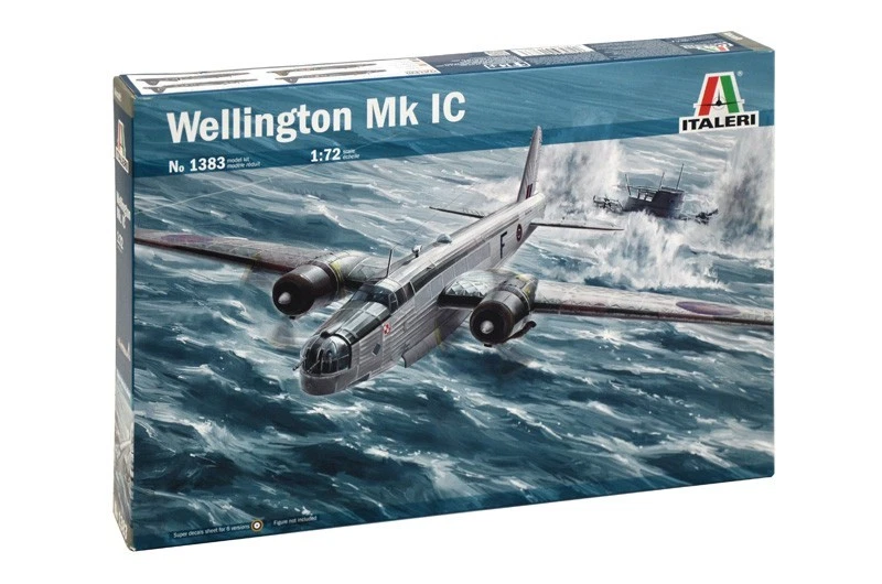 ✅ ITALERI 1383 - Scala 1 : 72 WELLINGTON Mk IC Seconda Guerra Mondiale - Immagine 2 di 4