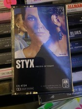 STYX Pieces Of Eight cassette tape VG /NM 1978 A M CS 4724 club CRC