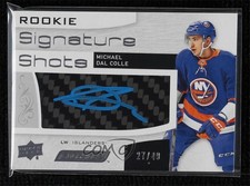 2018-19 Engrained Rookie Signature Shots Blue 27/49 Michael Dal Colle Auto 0q7o