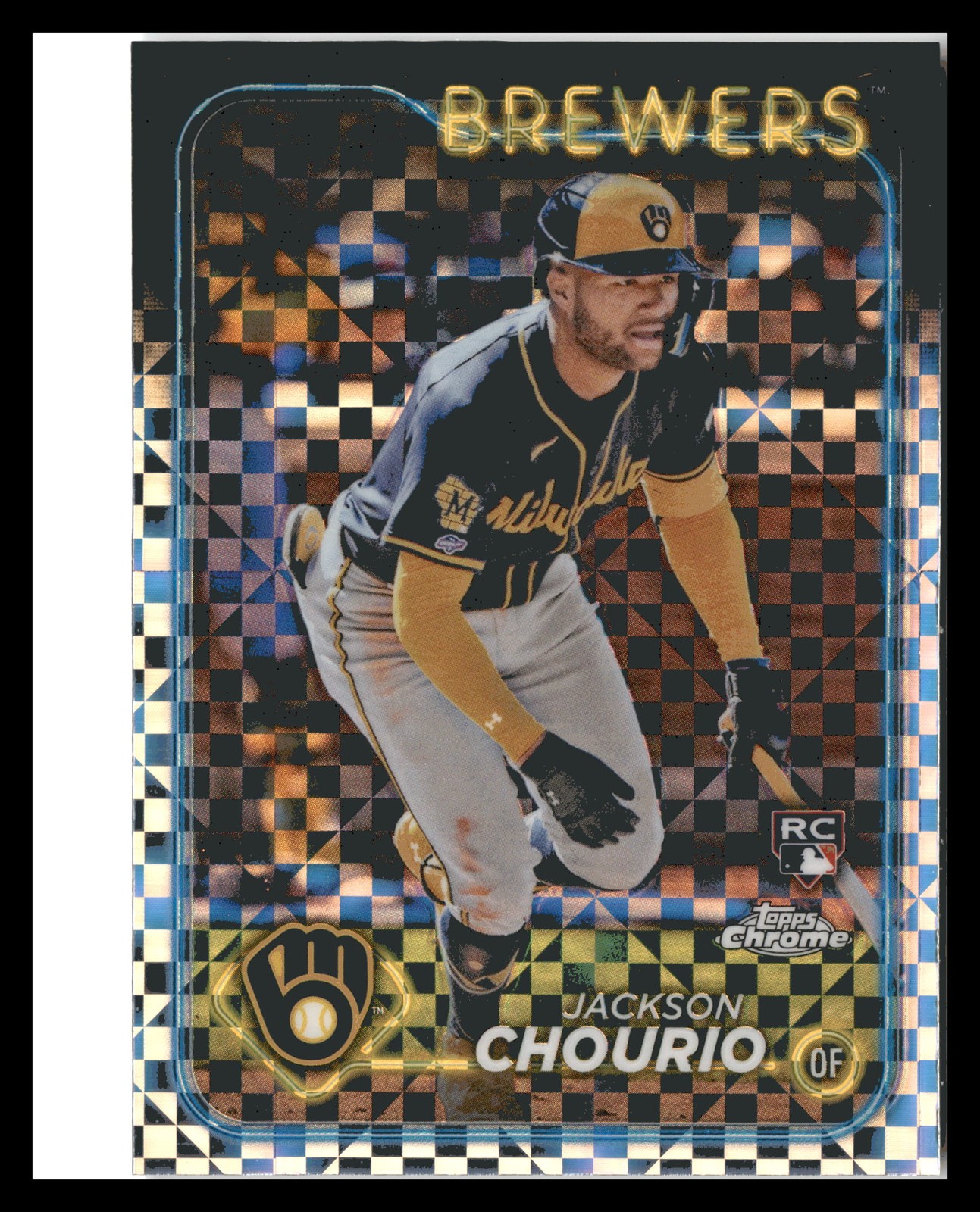 2024 Topps Chrome #161 Jackson Chourio X-Fractors
