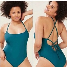 Andie Swim, The Fiji, One-Piece Swimsuit, Azur, Size 3XL, NWT