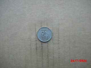 Schweden 25 Öre 1957