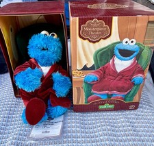 Vtg 1998 Applause Monsterpiece Theater Alistair Cookie Monster Plush LE Box COA