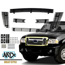 Fits Ford Ranger 2006-2012 Fx4 Xl Xlt 6 Panel Style Black Upper Grill Grille Fits Ford Ranger 2006-2012 Fx4 Xl Xlt 6 Panel Style Black Upper Grill Grille