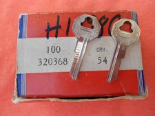 2 Chevrolet Buick Pontiac Oldsmobile Original C Nos Ignition Key Blanks 1968